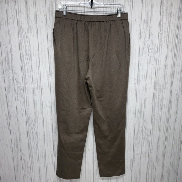 Womens Size M Lafayette 148 Pull On Trouser Pants Brown EUC - Picture 3 of 5
